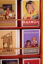 Colourful, humorous postcards on sale in Greek , Corfu, Greece