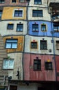 Colourful Hundertwasser House, Vienna Austria Royalty Free Stock Photo