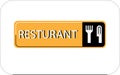 Colourful resturant vector image web icon