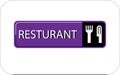 Colourful resturant vector image web icon