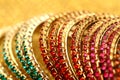 Colourful Indian Bangles. Royalty Free Stock Photo