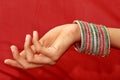 Colourful Indian Bangles. Royalty Free Stock Photo