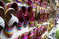 Colourful Indian Handmade Shoe Royalty Free Stock Photo
