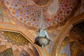 The colourful interior of the Tomb of Akbar the Great, an import Royalty Free Stock Photo