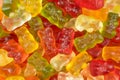 Colourful jelly babies / gummy bear candy sweets Royalty Free Stock Photo