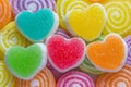 Colourful jelly candies Royalty Free Stock Photo