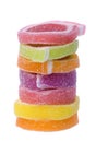 Colourful Jelly Sweets Isolated Royalty Free Stock Photo