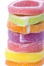 Colourful Jelly Sweets Isolated