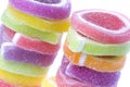 Colourful Jelly Sweets Isolated Royalty Free Stock Photo
