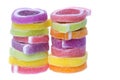 Colourful Jelly Sweets Isolated Royalty Free Stock Photo