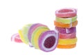 Colourful Jelly Sweets Isolated