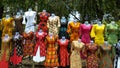 Colourful ladies kurties on the road side of Karol baug, Vadodara, India