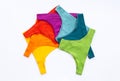 Colourful ladies panties set