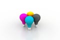 Colourful lamps