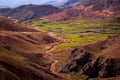 Colourful landscape of Atlas Mountains in Morocco