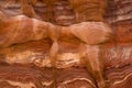 Colourful layers of sandstone Royalty Free Stock Photo