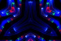 Neon Lights fractal concept Royalty Free Stock Photo