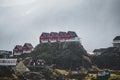 Colourful little Arctic town Sisimiut in Greenland,Qeqqata Municipality, aka Holsteinsborg . Second largest city in