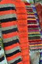 Colourful Local Handmade rugs Pampaneira Spain Royalty Free Stock Photo