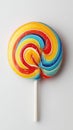 Colourful lollipop sweet candy isolated on white background Royalty Free Stock Photo