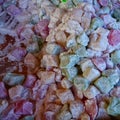 Colourful Loose Unpackaged Turkish Delight, Greece