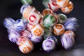 Colourful lottery balls in a machine Royalty Free Stock Photo