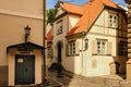 Latvia. Riga.  Picturesque corner. Royalty Free Stock Photo