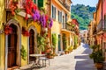 Colourful Mediterranean Street