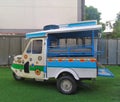Colourful modern tricycle van made in Thailand