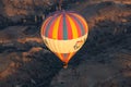 Colourful morning with balloons in Cappadocia