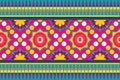 Colourful Morocco ethnic motif seamless pattern with nature traditional background Design vector