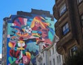 Colourful Mural In Vigo Spain