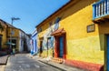 Colourful mural decorating the wall of a house in the Getsemini area of the historic city of Cartagena in Colombia