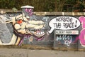 Street art in Bristol, United Kingdom Royalty Free Stock Photo