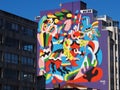 Colourful Mural In Vigo Spain