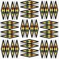 Colourfull Ndebele design pattern backgrounds