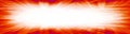 Colourful orange streaked banner Royalty Free Stock Photo