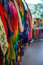 Colourful origami paper cranes at Nagasaki Atomic Bomb Museum