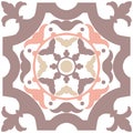 Colourful ornament tiles