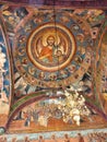 Ornate Dome Interior, Romanian Patriarchal Cathedral, Bucharest Royalty Free Stock Photo