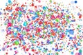 Colourful paint splatter background