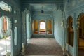 Colourful passage inside City Palace,Udaipur,Rajasthan,India