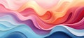Colourful pastel wave fluid rainbow background Royalty Free Stock Photo