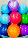 Colourful Plastic Childrens Play Balls