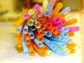 Colourful Straws Royalty Free Stock Photo