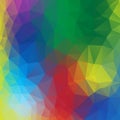 Colourful poly abstract background .