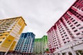 Colourful public apartments