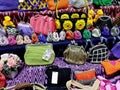 Colourful purses and small bags