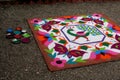 Colorful Rangoli design