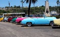 Colourful Restored Convertibles In Havana